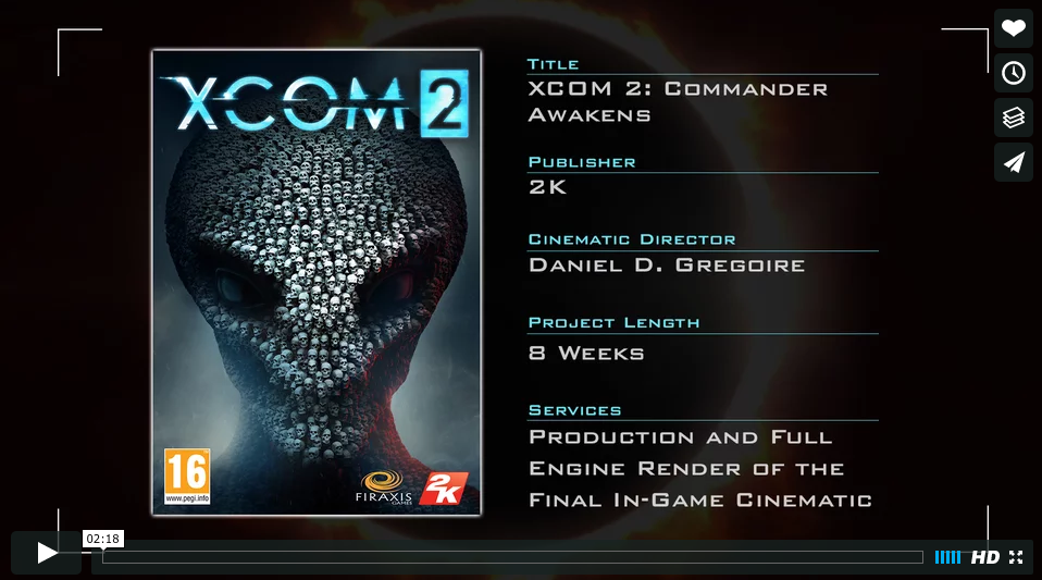 XCOM2 Commander Awakens Cinematic